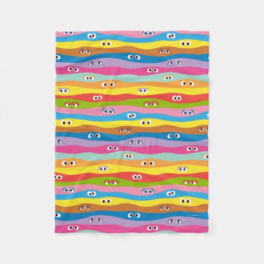 Zusammenkommen von Augen-Muster Fleecedecke (Vorderseite)