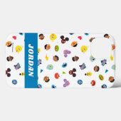 Zusammenkommen von Gesichtsmustern | Name hinzufüg Case-Mate iPhone Hülle (Rückseite (Horizontal))