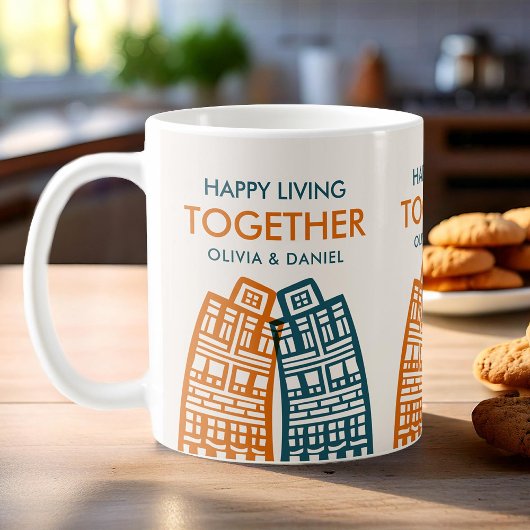 Zusammenleben romantisch kaffeetasse