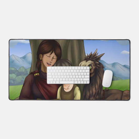 Zusammenlesen Schreibtischunterlage (Tastatur & Maus)