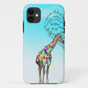 Zusammenpassende Giraffen-Liebeherz iphone Case-Mate iPhone Hülle