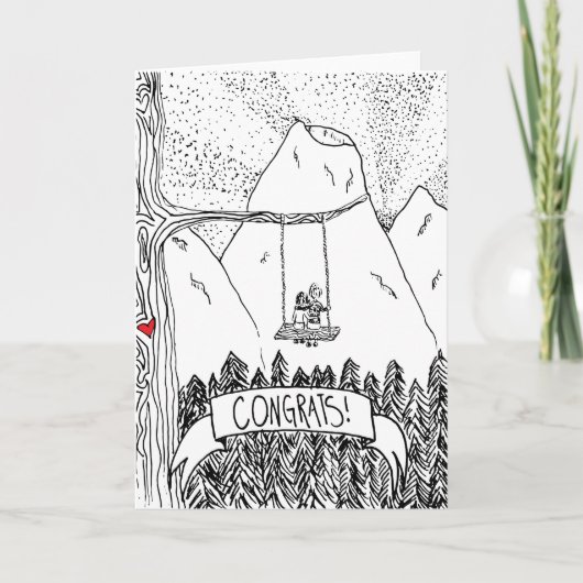 Zusammenschwingen und lieben - Karte (Vorderseite)