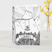 Zusammenschwingen und lieben - Karte (Gelbe Blume)