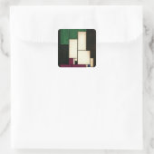 Zusammensetzung, 1922 quadratischer aufkleber (Tasche)