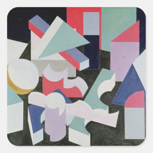 Zusammensetzung, 1927 quadratischer aufkleber (Vorderseite)