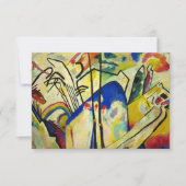 Zusammensetzung 4 von Wassily Kandinsky Dankeskarte (Vorderseite)