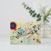 Zusammensetzung 8, 1923, eingereicht von Wassily K Postkarte (Stehend Vorderseite)