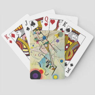 Zusammensetzung 8, 1923, eingereicht von Wassily K Spielkarten