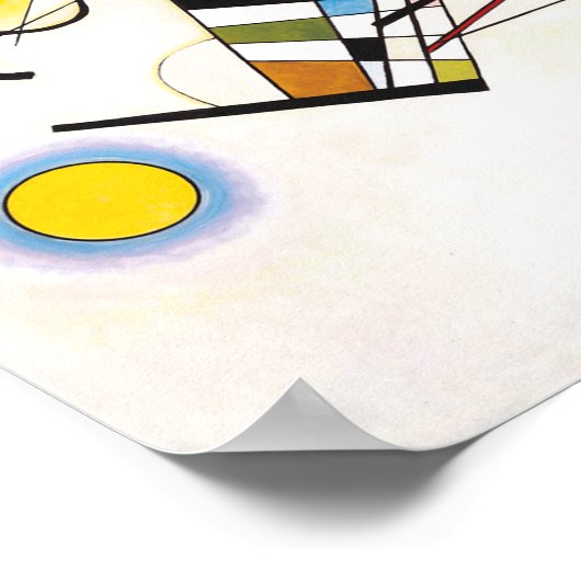 Zusammensetzung 8 | Kandinsky | Poster (Ecke)