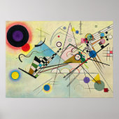 Zusammensetzung 8 von Wassily Kandinsky Poster (Vorne)