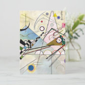 Zusammensetzung 8 Wassily Kandinsky Einladung (Stehend Vorderseite)