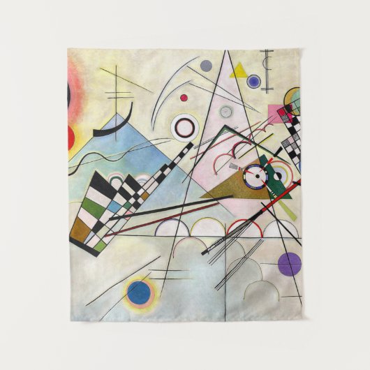 Zusammensetzung 8 Wassily Kandinsky Wandteppich (Vorderseite)