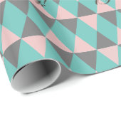 Zusammensetzung aus mehrfarbigem Dreischneidpapier Geschenkpapier (Rolleneckpunkt)