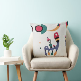 Zusammensetzung Biomorphische Abstraktion - Kandin Kissen