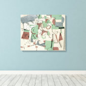 Zusammensetzung, c.1920 leinwanddruck (Insitu (Holzboden))