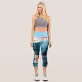 Zusammensetzung der abstrakten geometrischen Forme Capri Leggings (Vorderseite)