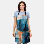 Zusammensetzung der abstrakten geometrischen Forme Schürze (Getragen)