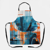 Zusammensetzung der abstrakten geometrischen Forme Schürze (Vorderseite)