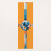 Zusammensetzung der abstrakten geometrischen Forme Yogamatte (Rückseite)