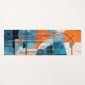 Zusammensetzung der abstrakten geometrischen Forme Yogamatte (Vorderseite (Horizontal))