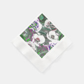 Zusammensetzung der Blume. Serviette (Ecke)
