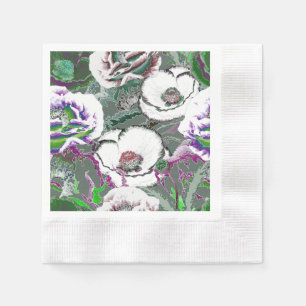 Zusammensetzung der Blume. Serviette