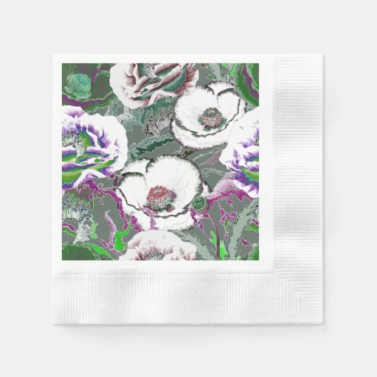 Zusammensetzung der Blume. Serviette (Vorderseite)