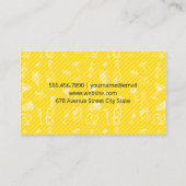 Zusammensetzung der Flasche | Wine Accessory Muste Visitenkarte (Rückseite)