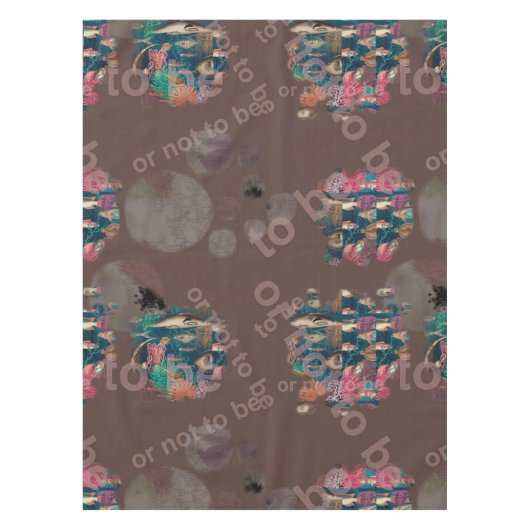 Zusammensetzung der Naturelemente Tischdecke (Vorderseite)