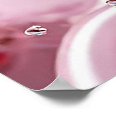 Zusammensetzung der reifen Erdbeeren Poster (Ecke)