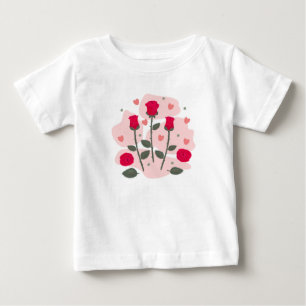 Zusammensetzung der rote Rosen Baby T-shirt
