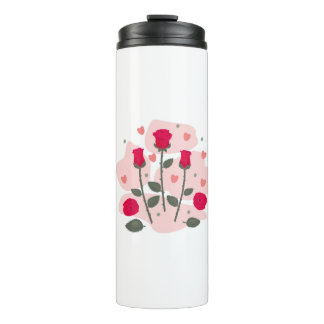 Zusammensetzung der rote Rosen Thermosbecher