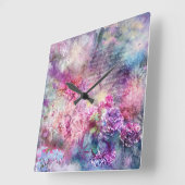 Zusammensetzung der Wand in Pastell Quadratische Wanduhr (Winkel)