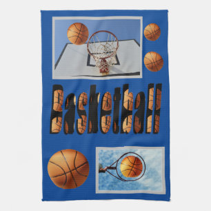 Zusammensetzung des Basketballs Inspiration, Geschirrtuch