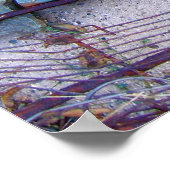 Zusammensetzung des Flusses Poster (Ecke)