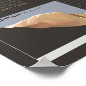 Zusammensetzung des Granits Poster (Ecke)