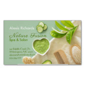 Zusammensetzung des Wellness-Centers Magnetische Visitenkarte (Vorderseite)