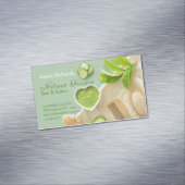 Zusammensetzung des Wellness-Centers Magnetische Visitenkarte (Beispiel)