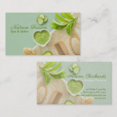 Zusammensetzung des Wellness-Centers Visitenkarte (Vorne/Hinten)