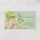 Zusammensetzung des Wellness-Centers Visitenkarte (Rückseite)