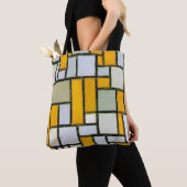 Zusammensetzung Gelb und Grau, Mondrian Tasche (Von Nahem)