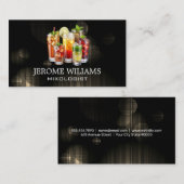 Zusammensetzung gemischte Getränke | Nachtklub - H Visitenkarte (Vorne/Hinten)