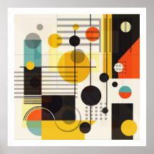 Zusammensetzung geometrischer Formen 2 Poster