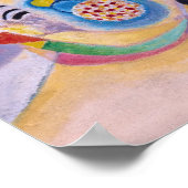 Zusammensetzung in gelb, 1923 von Wassily Kandinsk Poster (Ecke)