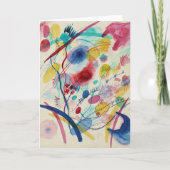 Zusammensetzung in Rot-Grün-Gelb | Kandinsky Karte (Vorderseite)