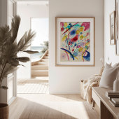 Zusammensetzung in Rot-Grün-Gelb | Kandinsky Poster