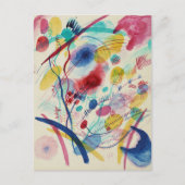 Zusammensetzung in Rot-Grün-Gelb | Kandinsky Postkarte (Vorderseite)
