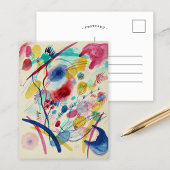 Zusammensetzung in Rot-Grün-Gelb | Kandinsky Postkarte