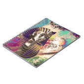 Zusammensetzung Königs Tut Mask Abstract Notizblock (Linke Seite)