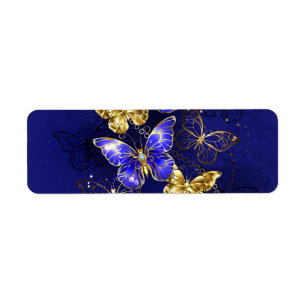 Zusammensetzung mit Sapphire-Schmetterlingen